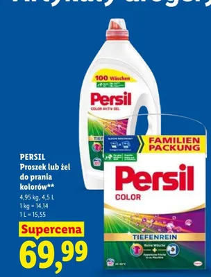 Proszek do prania kolorów Persil promocja w Lidl