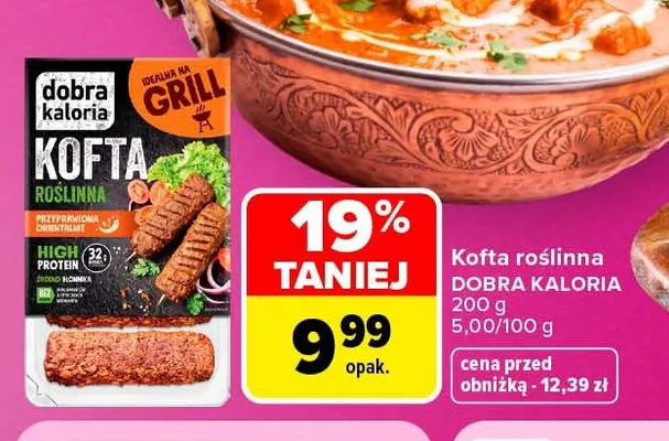 Kofta roślinna Dobra Kaloria promocja w Carrefour