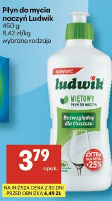 Płyn do mycia naczyń Ludwik promocja w Delikatesy Centrum