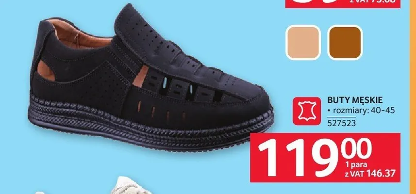 Buty męskie promocja w Selgros