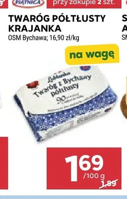 Twaróg półtłusty Krajanka OSM Bychawa promocja w Stokrotka