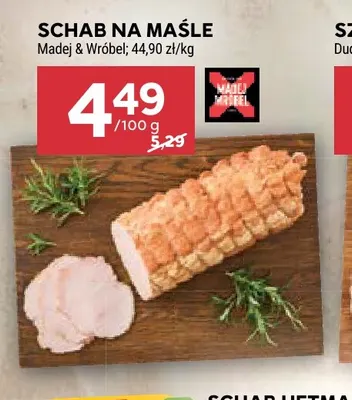 Schab na maśle Madej & Wróbel promocja w Stokrotka