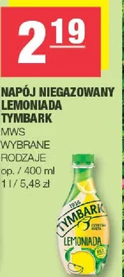 Napój niegazowany lemoniada Tymbark MWS promocja w SPAR