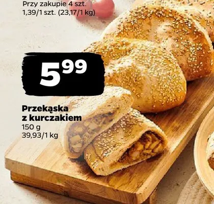 Przekąska z kurczakiem promocja w Netto