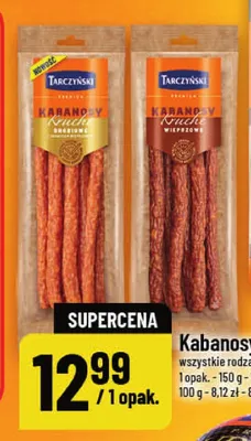 Kabanosy kruche drobiowe Tarczyński promocja w POLOmarket