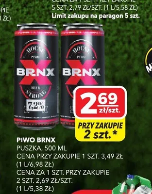 Piwo BRNX promocja w Top Market