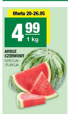Arbuz czerwony Grecja/Turcja promocja w SPAR
