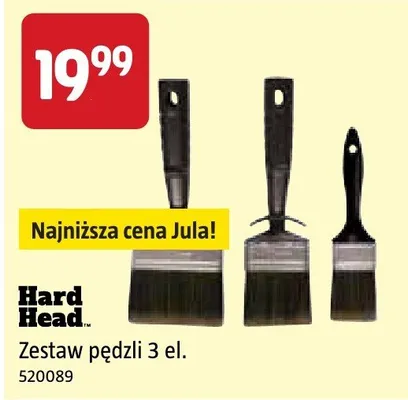 Zestaw pędzli 3 el. promocja w Jula