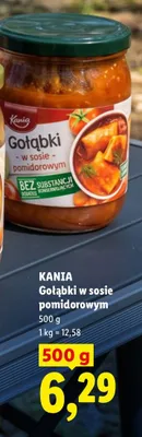Gołąbki w sosie pomidorowym Kania promocja w Lidl