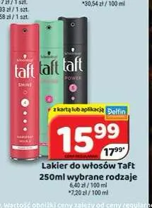 Lakier do włosów Taft wybrane rodzaje promocja w Delfin