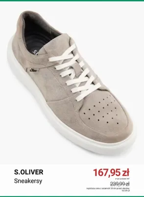 Sneakersy S.Oliver promocja w Deichmann