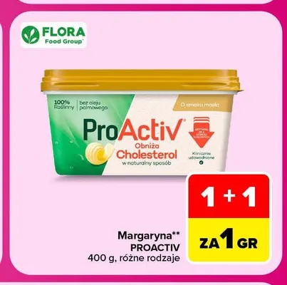 Margaryna ProActiv promocja w Carrefour