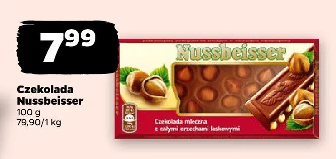 Czekolada Nussbeisser promocja w Netto