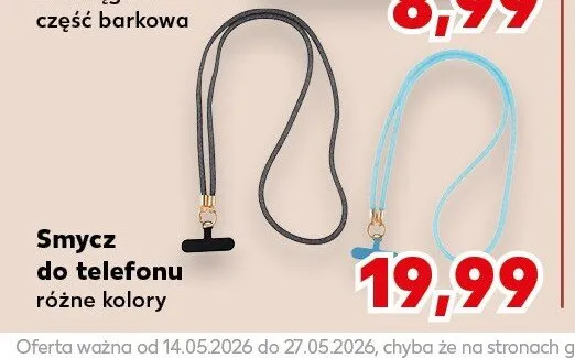 Smycz do telefonu promocja w Kaufland