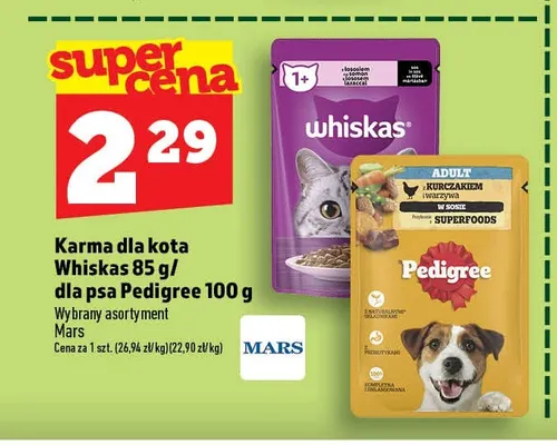Karma dla psa Pedigree promocja w TOPAZ