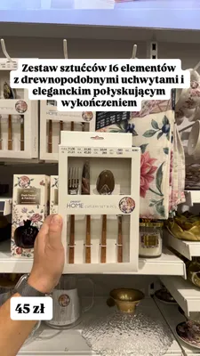 Zestaw sztućców Pepco Home 16 elementów promocja w Pepco