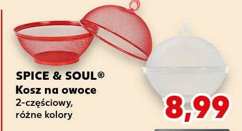 Kosz na owoce 2-częściowy Spice & Soul promocja w Kaufland