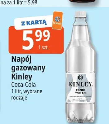 Napój gazowany Kinley promocja w Leclerc