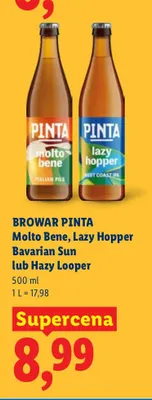 Piwo Browar Pinta Bavarian Sun promocja w Lidl