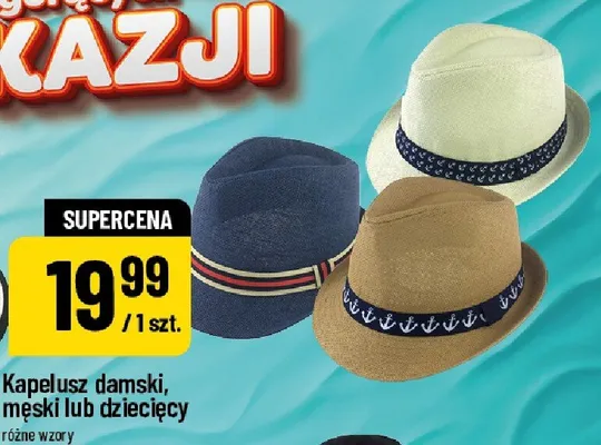 Kapelusz męski promocja w POLOmarket