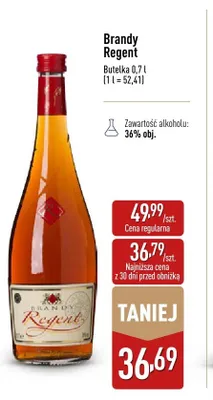 Brandy Regent promocja w Aldi
