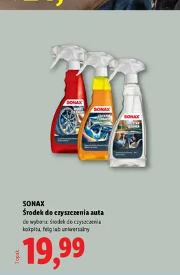 Środek do czyszczenia felg Sonax promocja w Lidl