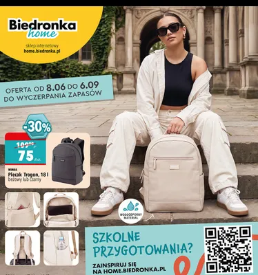 Plecak WINGS Trogon 18 l promocja w Biedronka