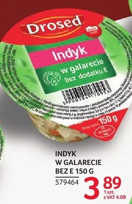 Indyk w galarecie bez dodatku E Drosed promocja w Selgros