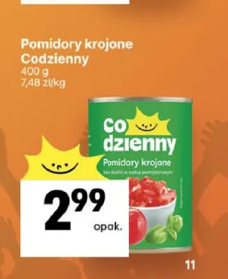 Pomidory krojone Codzienny promocja w Delikatesy Centrum