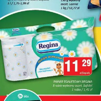 Papier toaletowy Regina Rumiankowy promocja w Chorten
