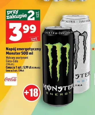 Napój energetyczny classic XL ENERGY DRINK promocja w TOPAZ