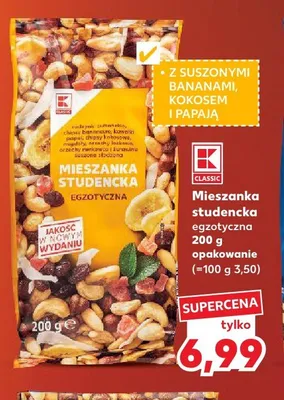 Mieszanka studencka egzotyczna K-Classic promocja w Kaufland