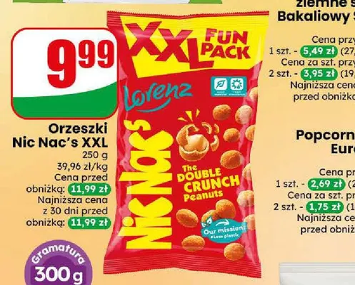 Orzeszki Nic Nac's XXL Lorenz promocja w Dino