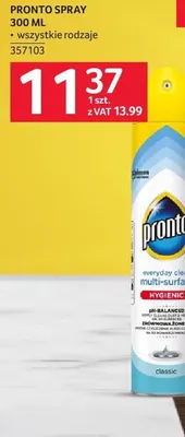 Spray czyszczący Pronto 300 ml wszystkie rodzaje promocja w Selgros