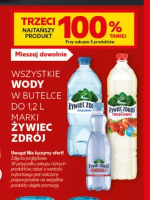 Wody w butelce do 1,2 l marki Żywiec Zdrój promocja w Kaufland