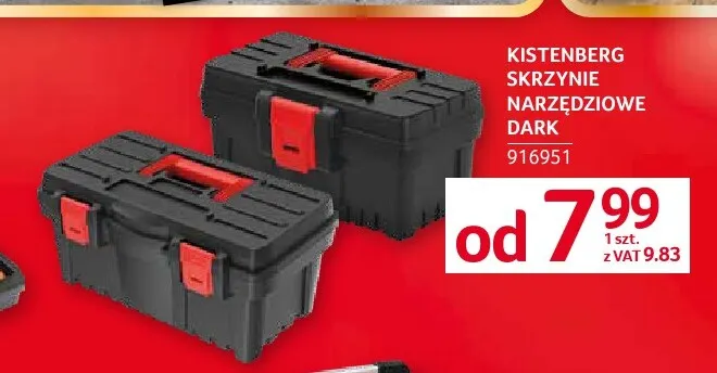 Skrzynie narzędziowe Dark Kistenberg promocja w Selgros