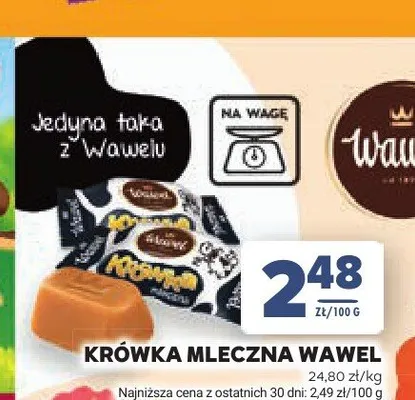 Krówka mleczna Wawel promocja w Stokrotka
