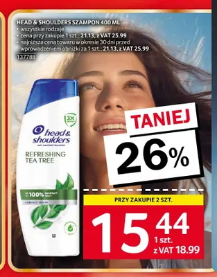 Szampon Head & Shoulders promocja w Selgros