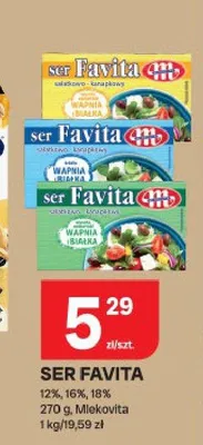 Ser sałatkowo-kanapkowy Favita 12% promocja w Chorten