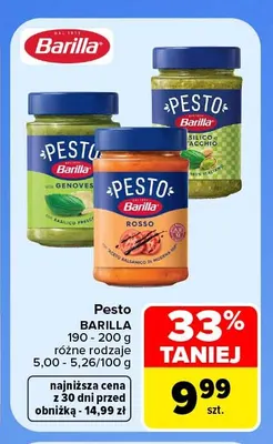 Pesto Barilla promocja w Carrefour Market