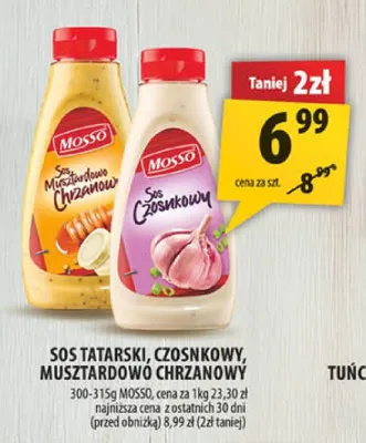 Sos czosnkowy Mosso promocja w Arhelan