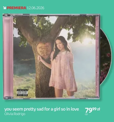 Płyta CD Olivia Rodrigo you seem pretty sad for a girl so in love Empik promocja w Empik