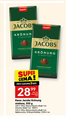 Kawa mielona Jacobs Krönung promocja w Twój Market
