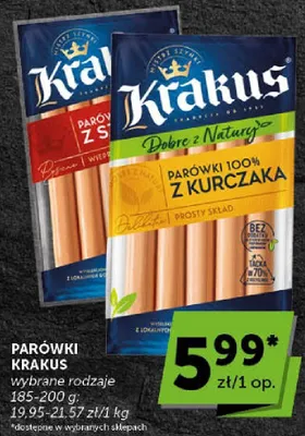 Parówki, wybrane rodzaje promocja w ABC