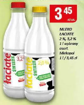 Mleko Łaciate świeże 2% promocja w Chorten