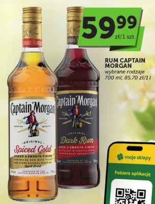 Rum Captain Morgan wybrane rodzaje promocja w ABC