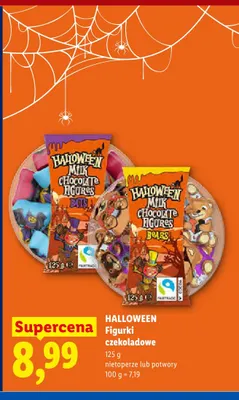 Figurki czekoladowe Halloween Nietoperze promocja w Lidl