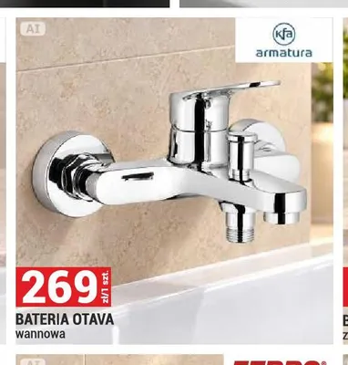 Bateria wannowa Otava Kfa Armatura promocja w Merkury Market