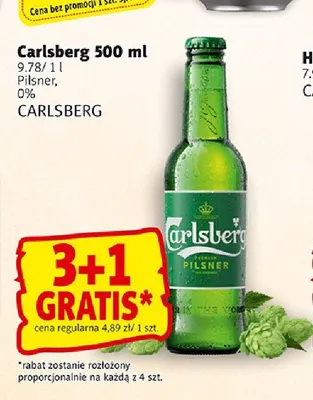 Piwo Carlsberg Pilsner promocja w Prim Market