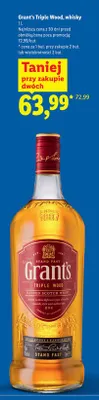 Whisky Grant's Triple Wood promocja w Lidl